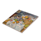 Carreau Paul Cezanne - La vie morte avec panier (Côté)