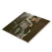 Carreau Paul Cezanne | le père de l'artiste, lisant le "v� (Côté)