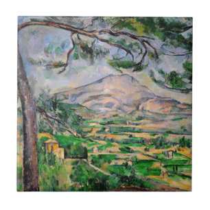 Carreau Paul Cezanne - Mont Sainte-Victoire et Grand Pin