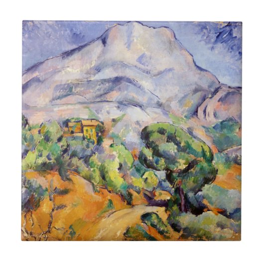 Carreau Paul Cezanne - Mont Sainte-Victoire, Route de la T (Devant)