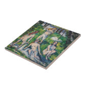 Carreau Paul Cezanne - Quatre baigneuses (Côté)