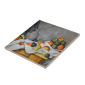 Carreau Paul Cezanne - Rideau, bol de jug et de fruits (Côté)