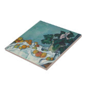 Carreau Paul Cezanne | Vie morte avec des pommes et un pot (Côté)