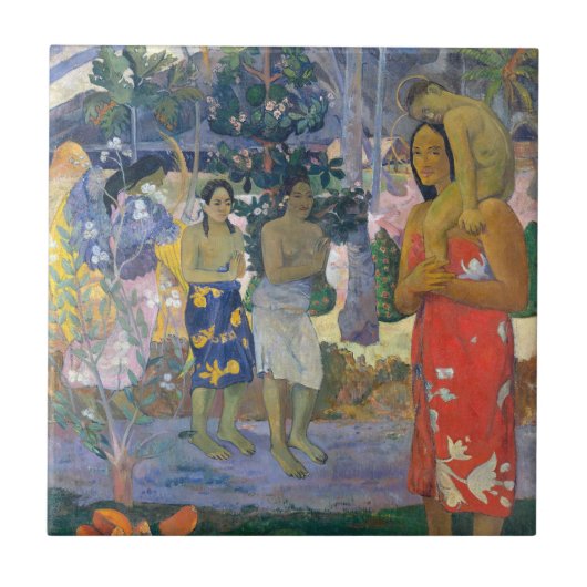 Carreau Paul Gauguin - Hail Mary / Ia Orana Maria (Devant)