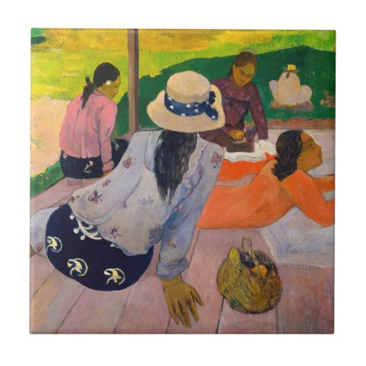 Carreau Paul Gauguin - La Sieste (Devant)