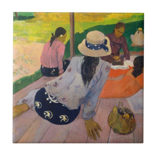 Carreau Paul Gauguin | la sièste (Devant)
