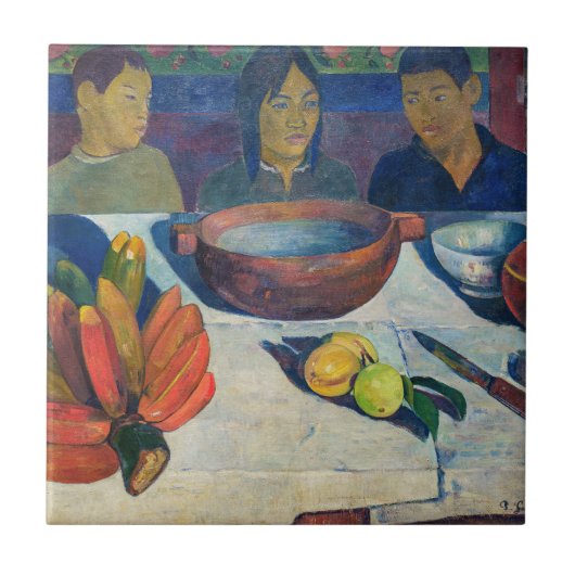 Carreau Paul Gauguin - Le Repas / Bananes (Devant)