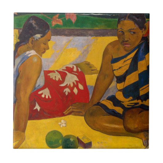 Carreau Paul Gauguin - Parau Api / Quoi de neuf ? (Devant)