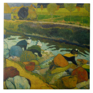 Carreau Paul Gauguin - Washerwomen