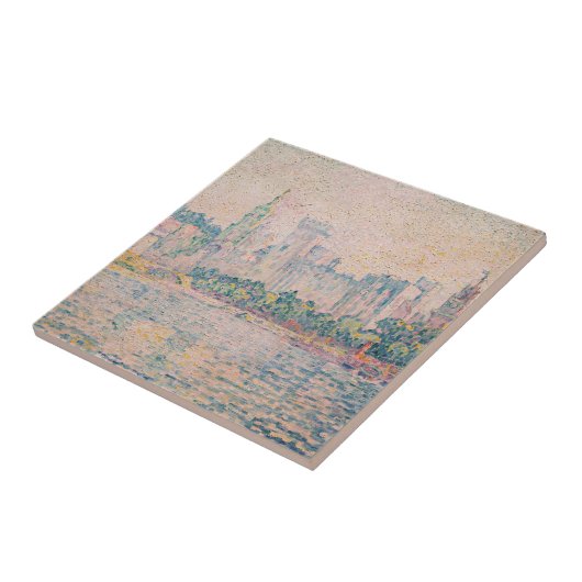 Carreau Paul Signac - Avignon, matin (Côté)