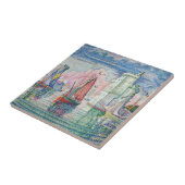 Carreau Paul Signac - Entrée du port de La Rochelle (Côté)