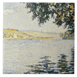 Carreau Paul Signac - vue de la Seine chez Herblay