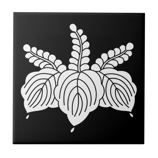 Carreau Paulownia dansant (Devant)