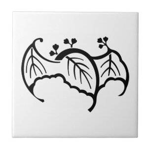 Carreau Paulownia en forme de chauve-souris