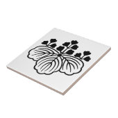 Carreau paulownia ombragée avec 5-3 fleurs (Côté)