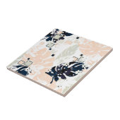 Carreau Paume de la jungle tropicale feuille (Côté)