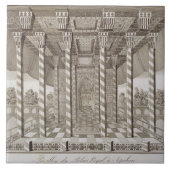 Carreau Pavillon à Royal Palace à Isphahan, de 'Voy (Devant)