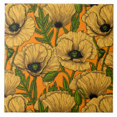 Carreau Pavot jaune (Devant)