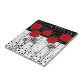 Carreau Pavot rouge (Côté)