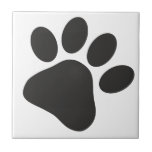 Carreau Paw Dog Amoureux des animaux Cute Simple Minimal<br><div class="desc">Paw Dog Amoureux des animaux Cute Simple Minimal</div>