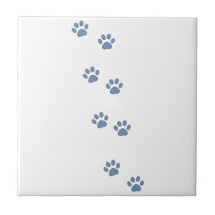 Carreau pawprints de chat de chien d'animaux familiers