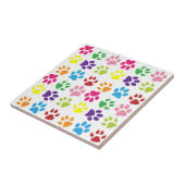 Carreau Paws Colorés, Paws Chiens, Paws Chat (Côté)