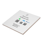 Carreau Paypal Cashapp venmo scan pour payer QR ajouter en (Côté)