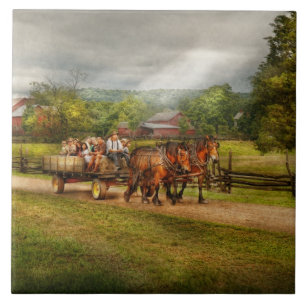 Carreau Pays - cheval - les plaisirs de la vie