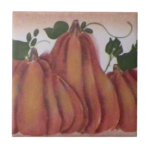 Carreau Pays citrouille Spoonrest Folk