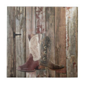 Carreau Pays de grange primitif Western Cowboy Boot (Devant)