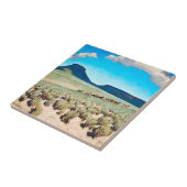 Carreau "Pays du Cheval sauvage" par Maynard Dixon (Côté)