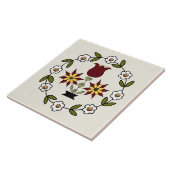 Carreau Pays néerlandais Folk Floral (Côté)