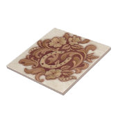 Carreau pays occidental de cow-girl en fer à cheval (Côté)