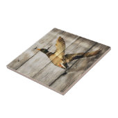 Carreau Pays occidental en bois de grange rustique (Côté)