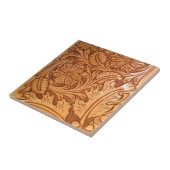 Carreau Pays rustique style sud-ouest cuir occidental (Côté)