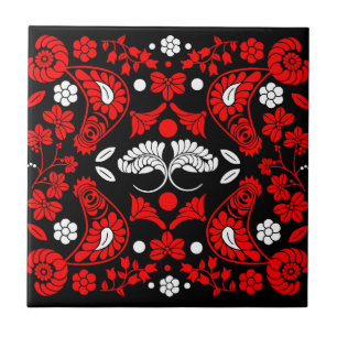 Carreau Pays slovaque Art populaire