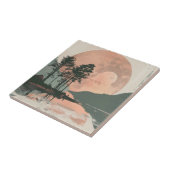 Carreau Paysage Abstrait de Boho (1) (Côté)