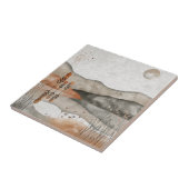 Carreau Paysage Abstrait de Boho (3) (Côté)