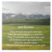 Carreau Paysage de Green Valley en Irlande (Devant)