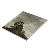 Carreau Paysage de John Constable | chez Hampstead, arbre (Côté)