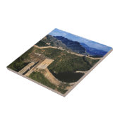 Carreau Paysage de la Grande Muraille, Jinshanling, Chine (Côté)