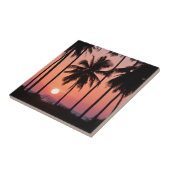 Carreau Paysage de palmier de noix de coco (Côté)