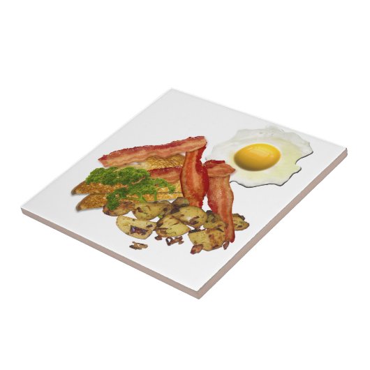 Carreau Paysage de petit déjeuner (Côté)