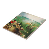 Carreau Paysage de Pieter Bruegel avec l'automne d'Icare (Côté)