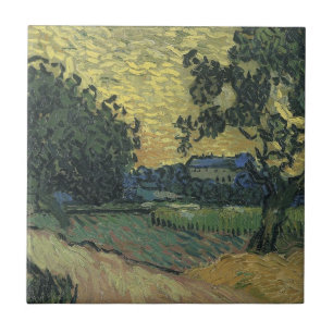 Carreau Paysage de Van Gogh à Twilight
