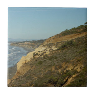 Carreau Paysage de voyage panoramique de la côte californi