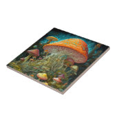 Carreau Paysage des champignons Art des Imaginaires surréa (Côté)