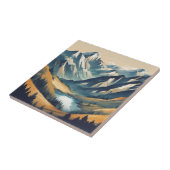 Carreau Paysage du lac Mountain (Côté)