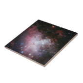 Carreau Paysage élégant et moderne de l'espace bleu (Côté)