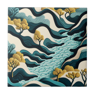 Carreau Paysage moderne